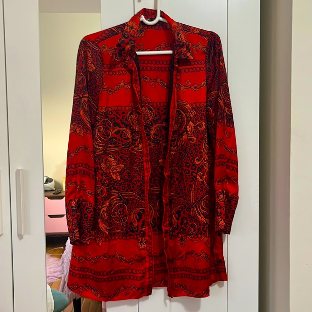 Zara shirt dress